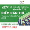 Dán Thẻ VETC Tận Nơi